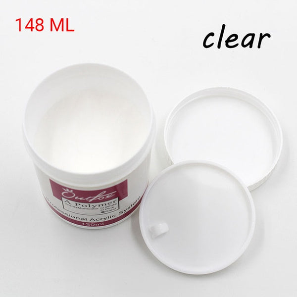 120ml Monomer Acrylic Powder Liquid clear color acrylic nail kit powder and nail liquid art manicure tool for nail extension set
