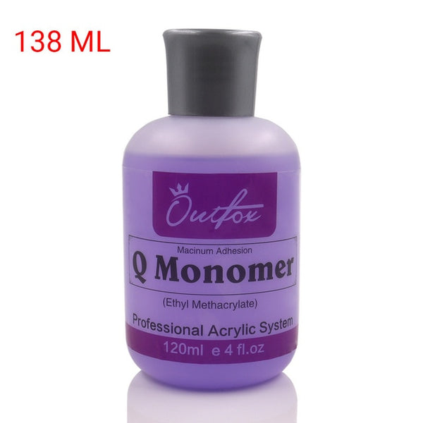 120ml Monomer Acrylic Powder Liquid clear color acrylic nail kit powder and nail liquid art manicure tool for nail extension set