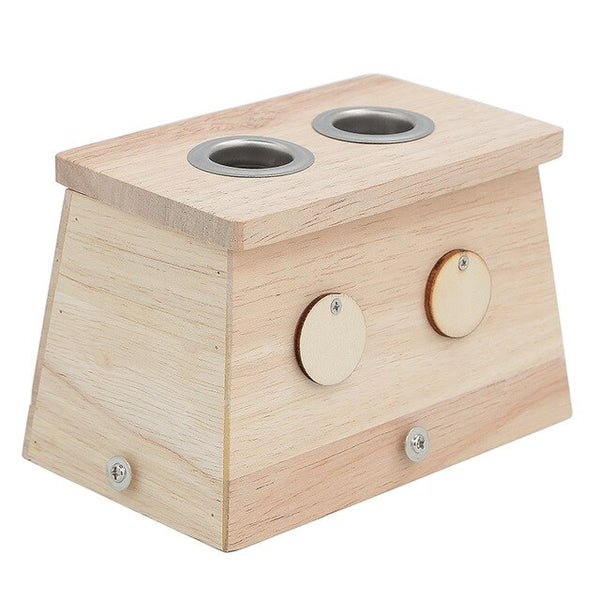 Bamboo Moxa Burner Moxibustion Box Acupuncture Roller Stick Holder Neck Arm Body Acupoint Massage Moxibuting Therapy Device