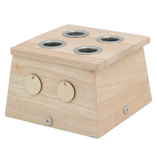 Bamboo Moxa Burner Moxibustion Box Acupuncture Roller Stick Holder Neck Arm Body Acupoint Massage Moxibuting Therapy Device
