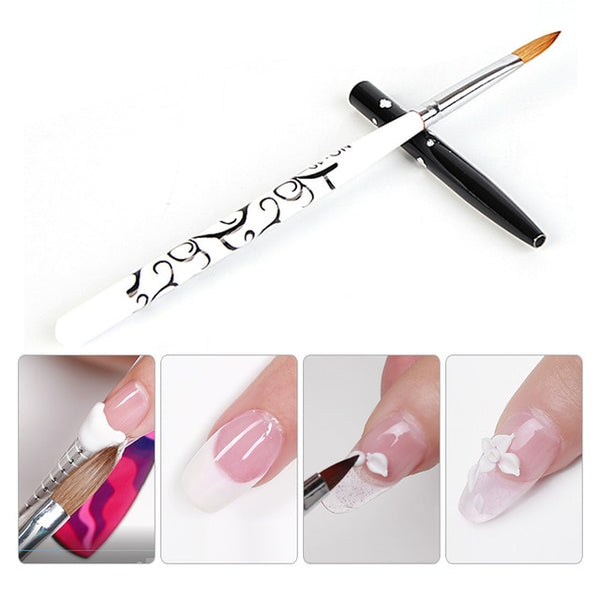 1PC Acrylic Powder Liquid Crystal Glass Acrylic Nail Cup Dappen Dish Lid Bowl Cup Holder  Equipment Nail Tools