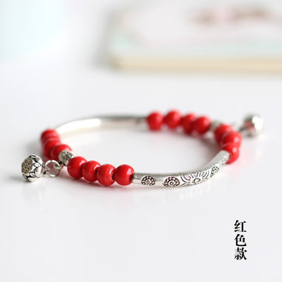 Women's Ceramic hand made DIY Bracelets Artware Retro bracelet for woman girl gift Fashion Jewelery wholesale #1555