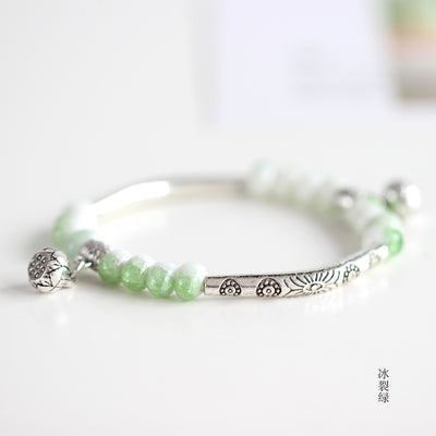 Women's Ceramic hand made DIY Bracelets Artware Retro bracelet for woman girl gift Fashion Jewelery wholesale #1555