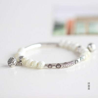 Women's Ceramic hand made DIY Bracelets Artware Retro bracelet for woman girl gift Fashion Jewelery wholesale #1555