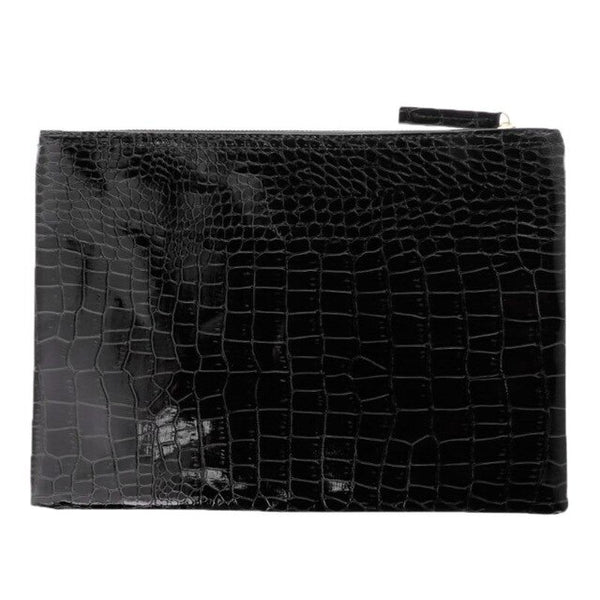 Fashion Women Elegant Party Clutches Crocodile PU Leather Envelope Clutch Bag Handbag Lady Female Vintage Evening Bag New