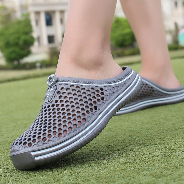 POLALI womens sandals 2020 Summer Sandals Fashion Hollow Out Breathable Beach Slippers Flip Flops EVA Massage Slippers Sandals