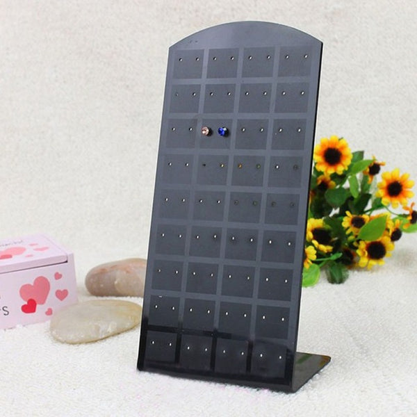 New 3 Size Fashion Earrings Ear Studs Jewelry Show Plastic Jewelry Display Rack Metal Stand Organizer Holder for necklaces