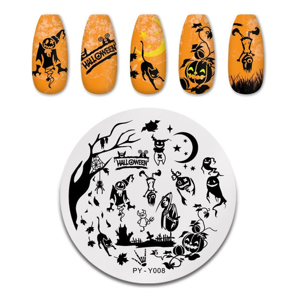 PICT YOU Nail Stamping Plates Flower Rectangle Stainless Steel Nail Image Stencils Stamping Template
