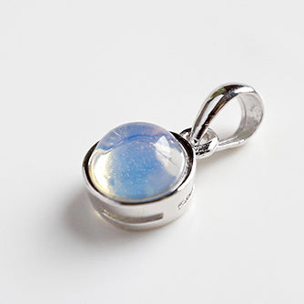 Hot Sale 100% 925 Sterling Silver Customizable Natural Malachite Labradorite Crystal Agate Opal Tigereye Gem Pendants Jewelry