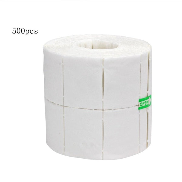 500/300/900/50/32Pcs/Roll White Nail Polish Gel Remover Wipes Nail Art Tips Manicure Cleaning Wipes Cotton Lint Pads Paper props