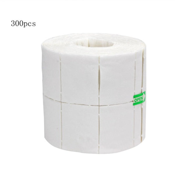 500/300/900/50/32Pcs/Roll White Nail Polish Gel Remover Wipes Nail Art Tips Manicure Cleaning Wipes Cotton Lint Pads Paper props