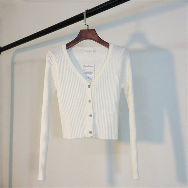 Neploe Spring Newly Patchwork Women Cardigans 2020 Fashion Slim Ladies Knitted Sweater Long Sleeve Buttons Sweater 65057