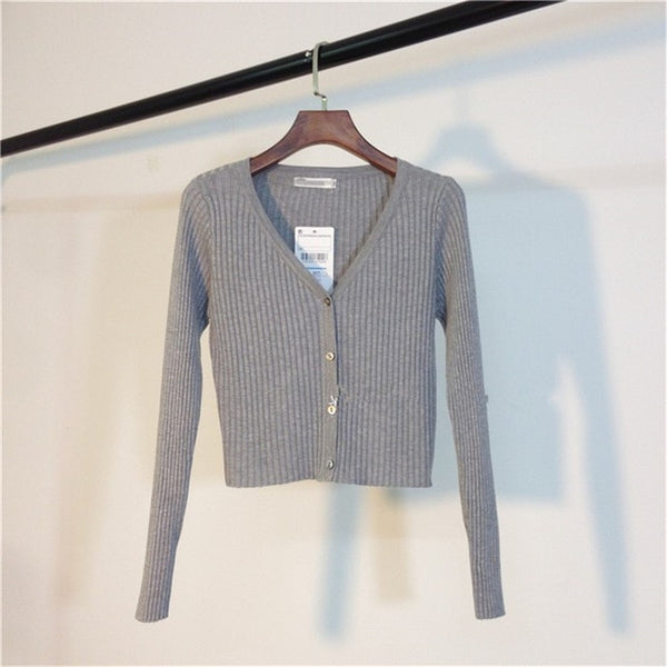 Neploe Spring Newly Patchwork Women Cardigans 2020 Fashion Slim Ladies Knitted Sweater Long Sleeve Buttons Sweater 65057