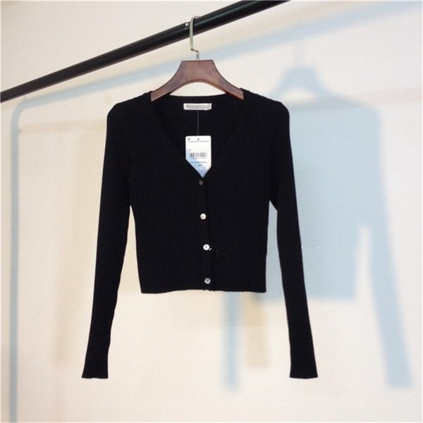 Neploe Spring Newly Patchwork Women Cardigans 2020 Fashion Slim Ladies Knitted Sweater Long Sleeve Buttons Sweater 65057