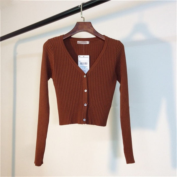 Neploe Spring Newly Patchwork Women Cardigans 2020 Fashion Slim Ladies Knitted Sweater Long Sleeve Buttons Sweater 65057