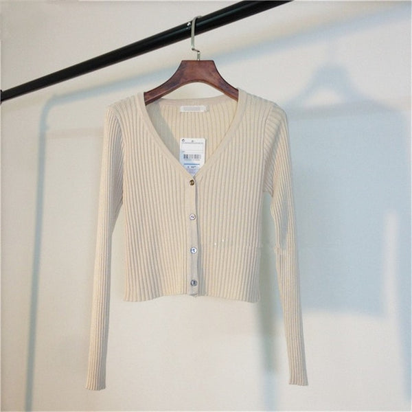 Neploe Spring Newly Patchwork Women Cardigans 2020 Fashion Slim Ladies Knitted Sweater Long Sleeve Buttons Sweater 65057