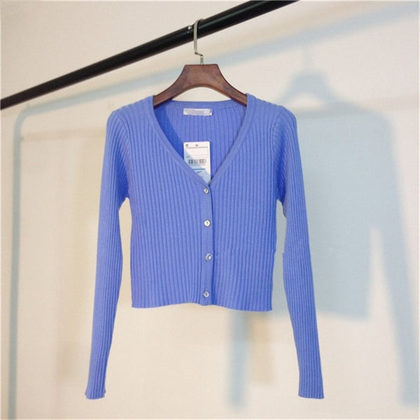 Neploe Spring Newly Patchwork Women Cardigans 2020 Fashion Slim Ladies Knitted Sweater Long Sleeve Buttons Sweater 65057