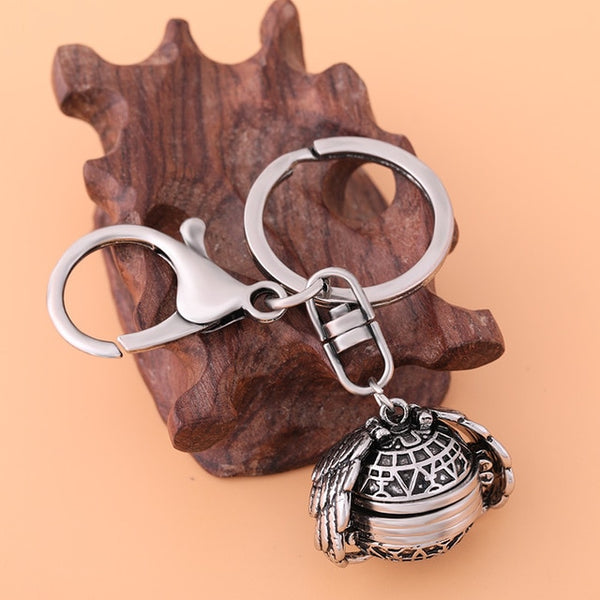 DIY Flash Memory Photo Pendant Jewelry Antique Silver Four-Color Angel Wings Locket Necklace Fashion Women Romantic Accessories