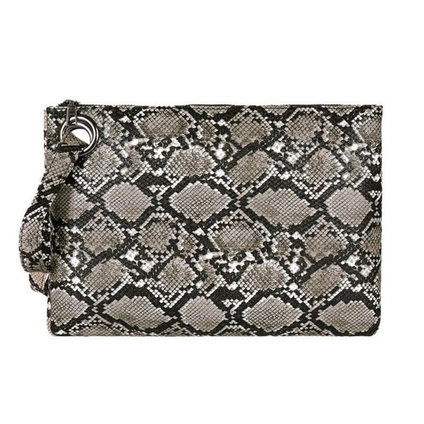 Snake Print Wristlet Clutch Women Daily Makeup Bags Purse Soft PU Leather Money Phone Pouch Casual Wallet 2019 Hot Selling