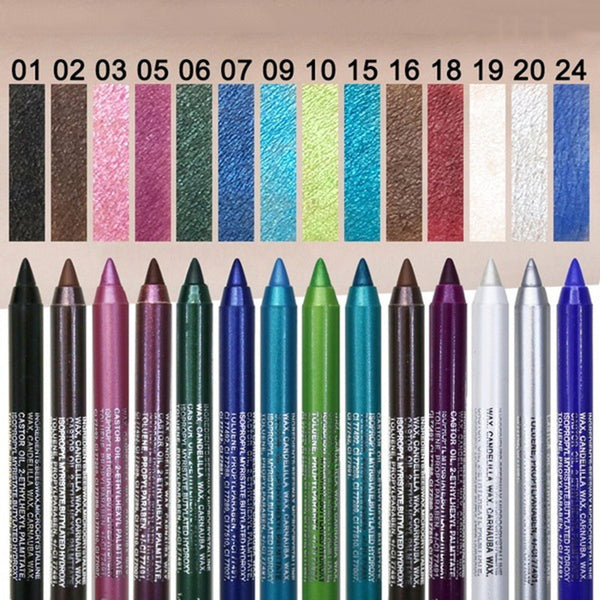 DNM Color Eyeliner Pen Pearl The Shadows Pen Waterproof Sweat Is Not Blooming Make Up Comestics Long-lasting Eye Pencil TSLM1