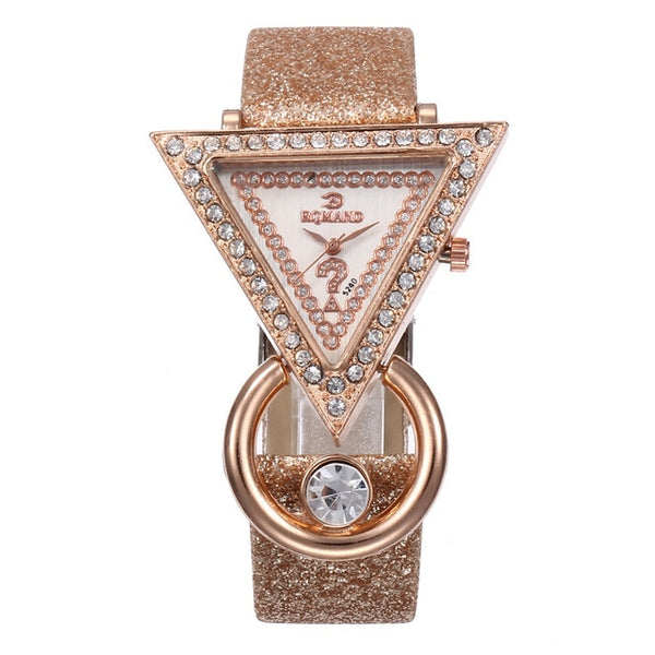 Fashion Casual Bracelet Watch Women High-end Blue Glass Life  Distinguished Quartz Watch Clock Female M