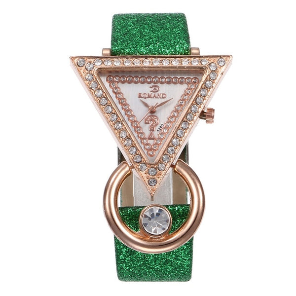 Fashion Casual Bracelet Watch Women High-end Blue Glass Life  Distinguished Quartz Watch Clock Female M
