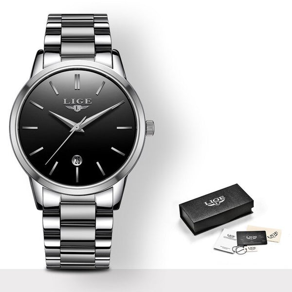 LIGE 2020 New Fashion Gold Watch Women Watches Ladies Creative Steel Women's Bracelet Watches Female Gift Clock Relogio Feminino