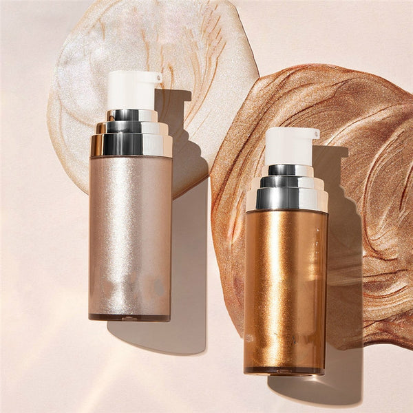Bronzer Highlighter Liquid Setting Spray Illuminating Face Shimmer Long-lasting Brighten Glow Face Glow Highlighter Makeup Face