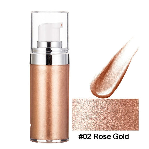 Bronzer Highlighter Liquid Setting Spray Illuminating Face Shimmer Long-lasting Brighten Glow Face Glow Highlighter Makeup Face