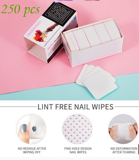 500/300/900/50/32Pcs/Roll White Nail Polish Gel Remover Wipes Nail Art Tips Manicure Cleaning Wipes Cotton Lint Pads Paper props