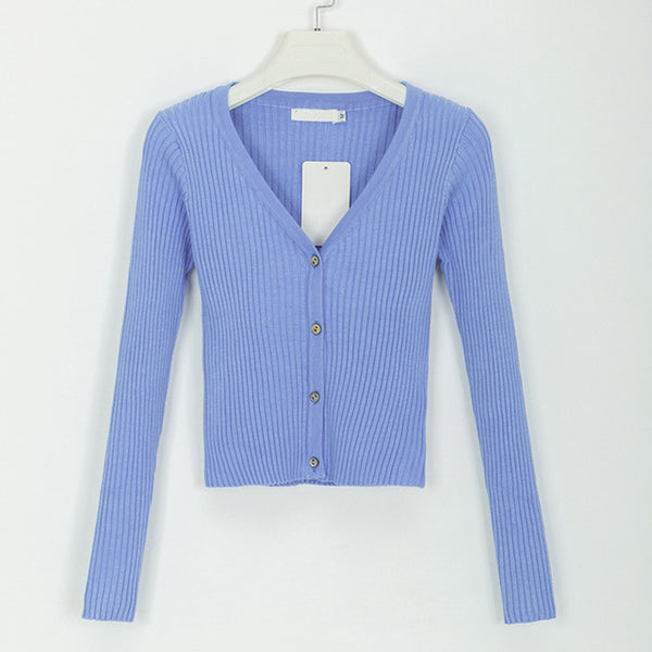 Misswim Sexy buttons knitted sweater cardigan women Slim ribbed winter autumn sweaters female Fashion plus size knitwear 2019