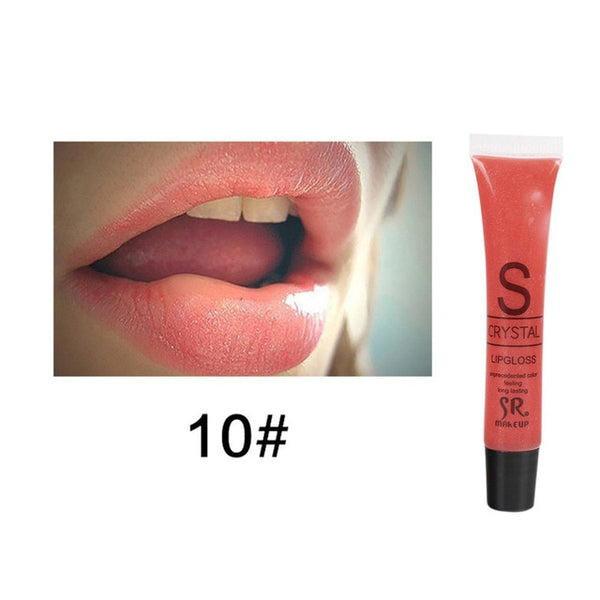 Glitter Liquid Lipstick Long Lasting Waterproof Moisturizing Candy Color Lip Gloss