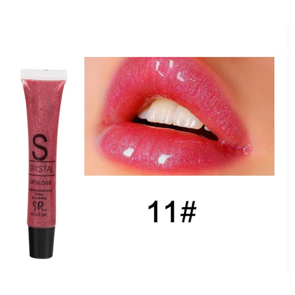 Glitter Liquid Lipstick Long Lasting Waterproof Moisturizing Candy Color Lip Gloss