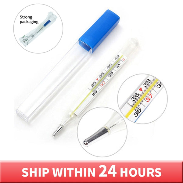 Medical Mercury Glass Thermometer Household Clinical Medical Mercury Thermometer Adult Baby Medical Body Temperature Measurement