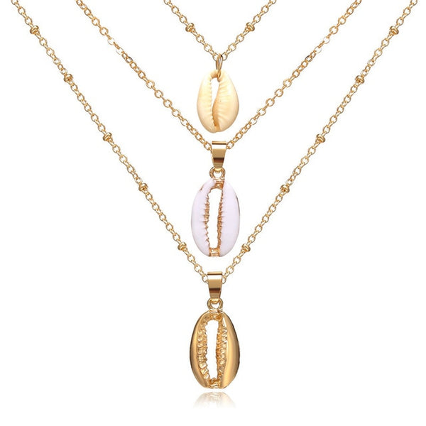 17KM Multilayer Crystal Moon Necklaces & Pendants For Women Vintage Charm Gold Choker Necklace 2020 Bohemian Jewelry Wholesale