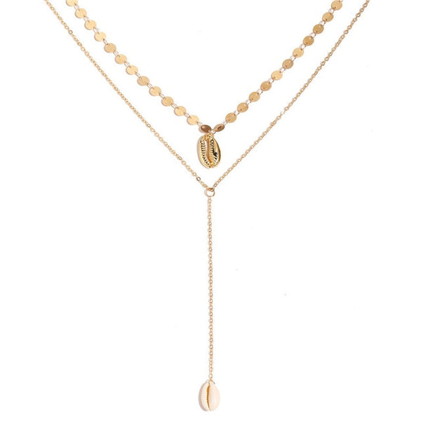 17KM Multilayer Crystal Moon Necklaces & Pendants For Women Vintage Charm Gold Choker Necklace 2020 Bohemian Jewelry Wholesale