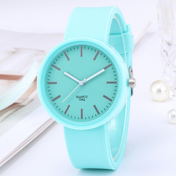 2020 New Fashion Women's Watches Ins Trend Candy Color Wrist Watch Korean Silicone Jelly Watch Reloj Mujer Clock Gifts for Women