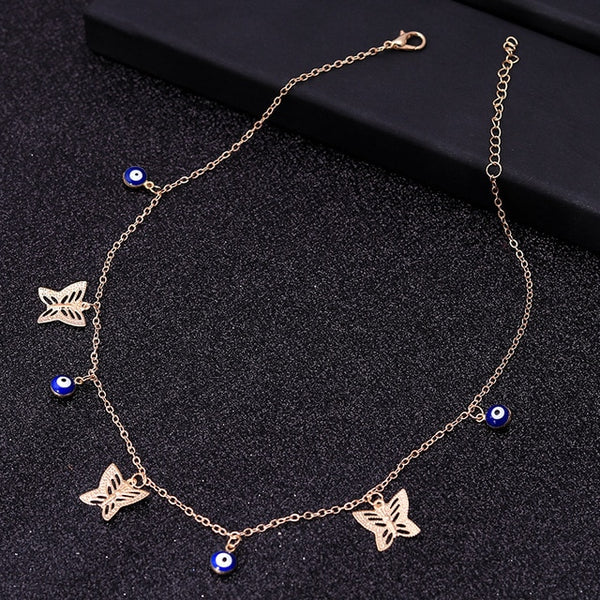 Small Animal Butterfly Stars Chain Necklaces for Women Hot Sale Gold Silver Color Clavicle Chain Necklaces Jewelry Accessories