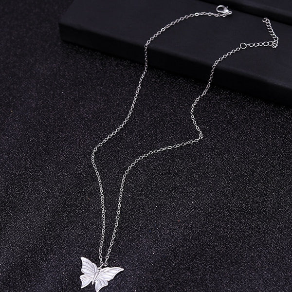 Small Animal Butterfly Stars Chain Necklaces for Women Hot Sale Gold Silver Color Clavicle Chain Necklaces Jewelry Accessories