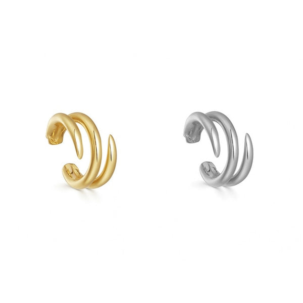 2019 New Fashion Pearl Ear Cuff Bohemia Stackable C Shaped CZ Rhinestone Small Earcuffs Clip Earrings for Women Wedding Jewelry