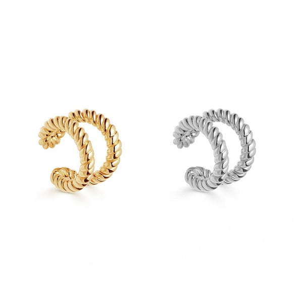 2019 New Fashion Pearl Ear Cuff Bohemia Stackable C Shaped CZ Rhinestone Small Earcuffs Clip Earrings for Women Wedding Jewelry