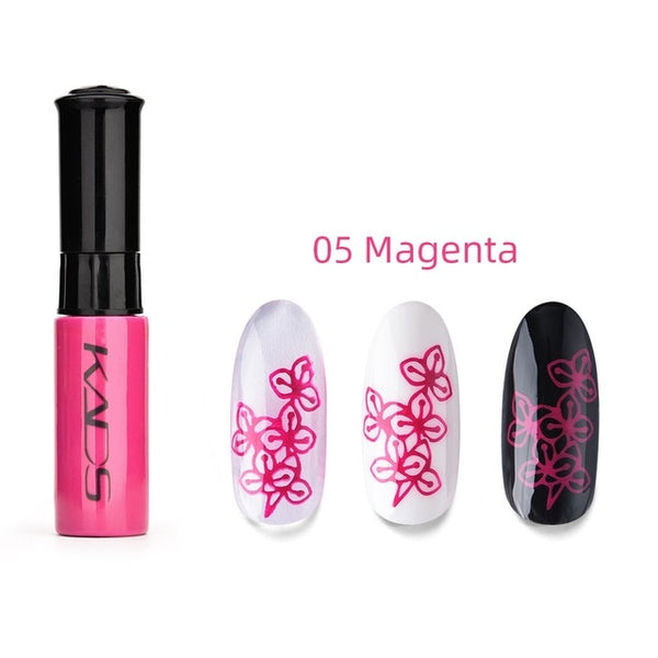 KADS Stamp polish 1 Bottle/LOT Nail Polish & stamping polish nail art 31 colors Optional 10g Stamping Polish Gel Nails Lacquer