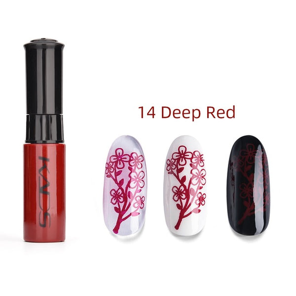KADS Stamp polish 1 Bottle/LOT Nail Polish & stamping polish nail art 31 colors Optional 10g Stamping Polish Gel Nails Lacquer