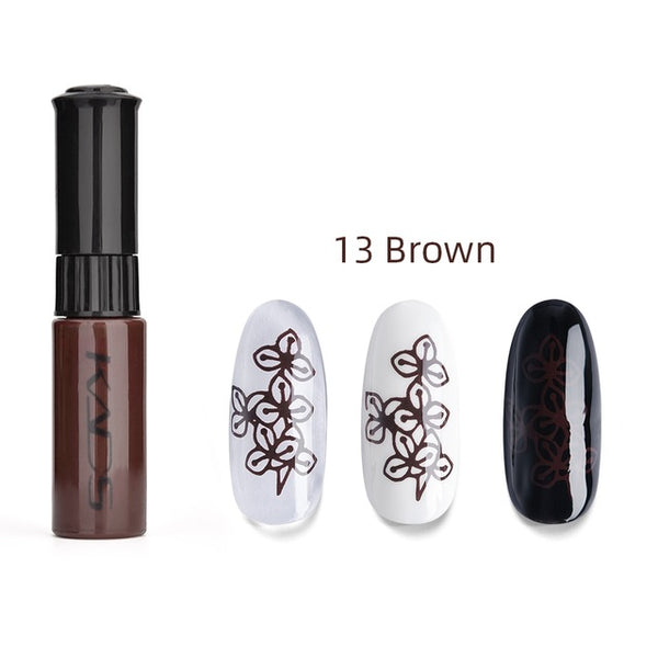 KADS Stamp polish 1 Bottle/LOT Nail Polish & stamping polish nail art 31 colors Optional 10g Stamping Polish Gel Nails Lacquer