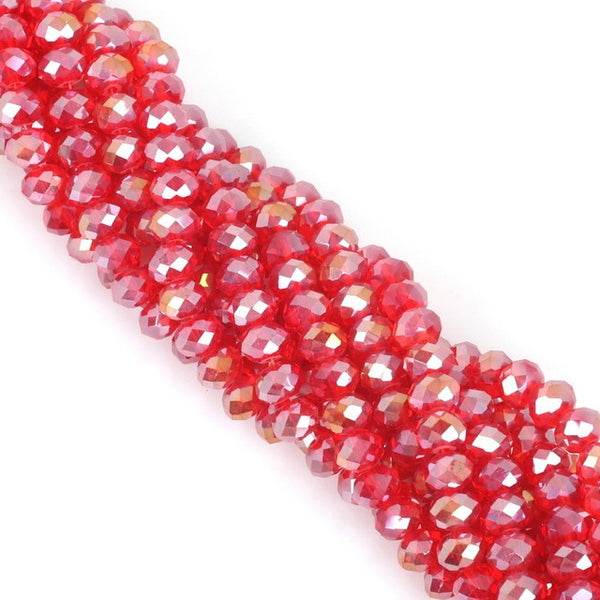 2 3 4 6 8mm about 70-195Pcs Crystal Beads AB multicolor Sapcer Glass Beads for Jewelry Making DIY Handmade Bracelet Wholesale