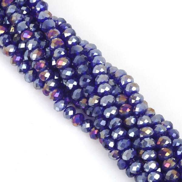 2 3 4 6 8mm about 70-195Pcs Crystal Beads AB multicolor Sapcer Glass Beads for Jewelry Making DIY Handmade Bracelet Wholesale
