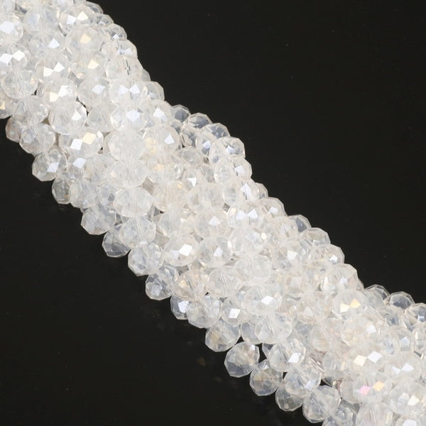 2 3 4 6 8mm about 70-195Pcs Crystal Beads AB multicolor Sapcer Glass Beads for Jewelry Making DIY Handmade Bracelet Wholesale