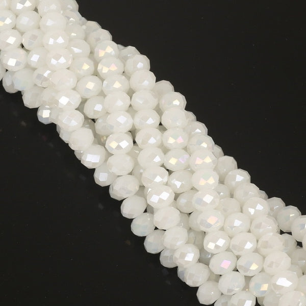 2 3 4 6 8mm about 70-195Pcs Crystal Beads AB multicolor Sapcer Glass Beads for Jewelry Making DIY Handmade Bracelet Wholesale