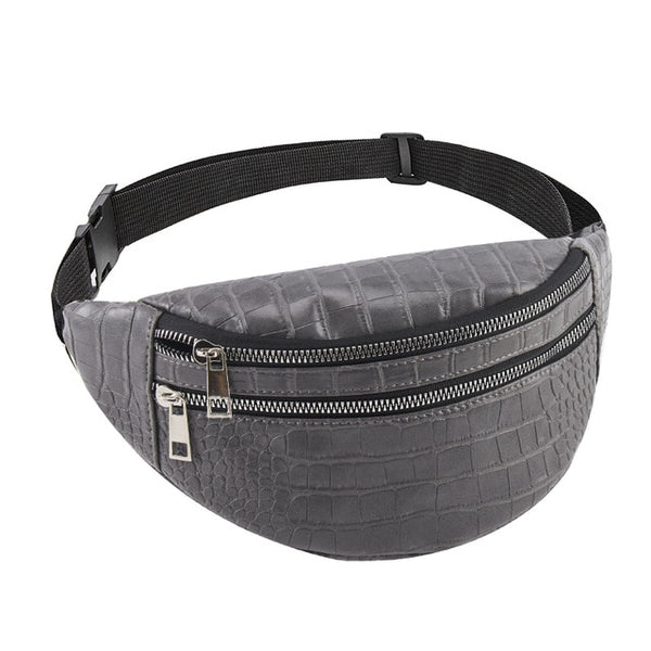 belt bag waist packs for women designer brand Luxury bag High Quality crocodile women PU leather bag Fanny Pack message bag