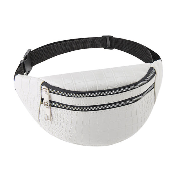 belt bag waist packs for women designer brand Luxury bag High Quality crocodile women PU leather bag Fanny Pack message bag